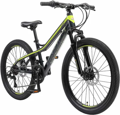 Produktbild von Bikestar Jugendfahrrad Mountainbike 24 Zoll Schwarz & Grün
