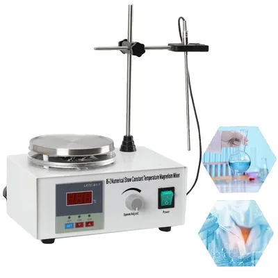 Produktbild von Magnetrührer, 25W Leistung, 200W Heizung, maximale Geschwindigkeit 2000 U/min, maximale Temperatur 100 °F, Kapazität 1000 ml