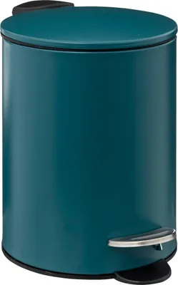 Produktbild von Metallabfalleimer soft close 3l "colorama" petrolblau - 5 five simply smart