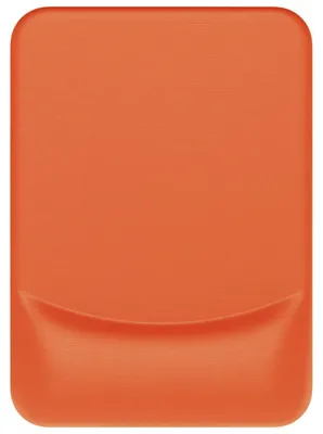 Immagine prodotto di Tappetino per mouse in gel con poggiapolsi, antiscivolo, dimensioni 249x180 mm, colore arancione