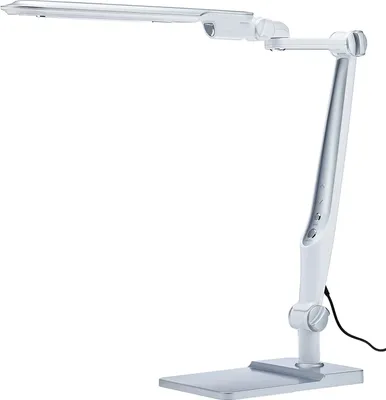 Produktbild von ECOLITE Matris Schreibtisch Arm LED-Leuchte, 3 Leuchtstufen, dimmbar, maximal 10 W, silber LBL1207-STR