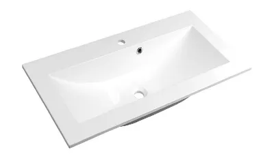 Obrázok produktu pre Umývadlo YUKON 70x45cm, liaty mramor, biele