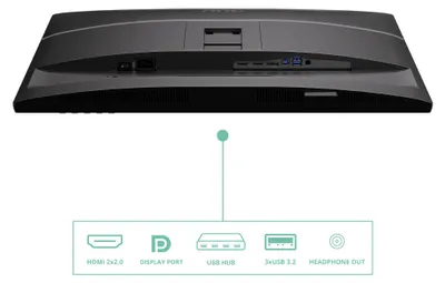 Produktbild von AOC 68,6cm (27")  Q27P4U    16:09 2xHDMI+DP+USB Lift black