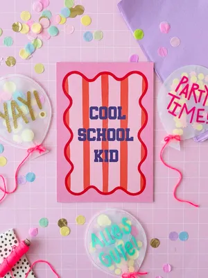 Produktbild von coopz Einschulungskarte- Cool Kid, Farbe:rosa
