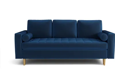 Produktbild von Emoebel24 Schlafsofa mit Bettkasten 225x100x96 cm Florenz Dunkelblau