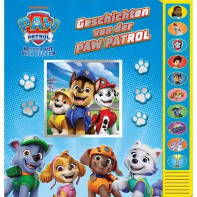 Produktbild von PAW Patrol - Geschichten von der PAW Patrol - Pappbilderbuch zum Vorlesen - Soundbuch mit 10 lustigen Geräuschen