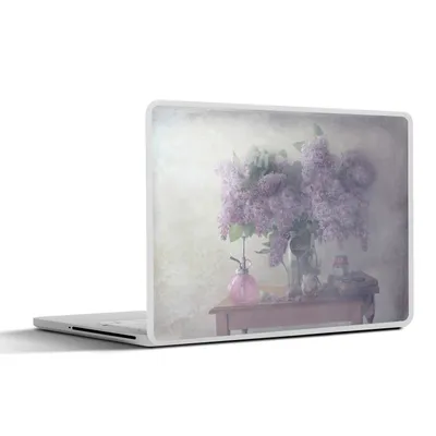 Produktbild von MuchoWow® Laptop Aufkleber Sticker Cover Blumen - Tisch - Stilleben 40x30 cm - Laptop Dekoration - Selbstklebend
