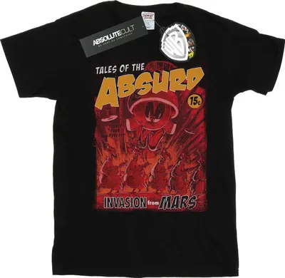 Image de T-shirt Looney Tunes « Invasion From Mars » pour homme BI34581 (S) (noir)