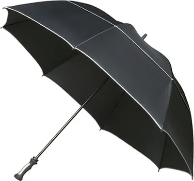 Produktbild von Falcone Sturmschirm XXL mit Handöffnung Ø 140 cm Schwarz