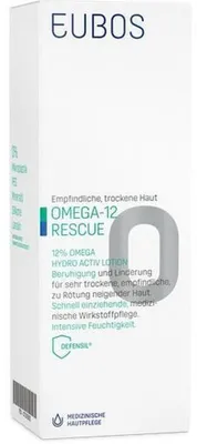 Imagen del producto de EUBOS LOCIÓN HIDROACTIVA OMEGA 3-6-9 PARA PIELES SENSIBLES, 200 ml. Número de registro: 07392983