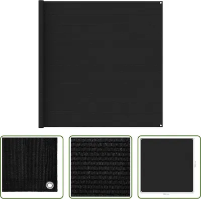 Immagine prodotto di Tappeto Living Store, modello Zeltteppich, dimensioni 200x200 cm, colore nero