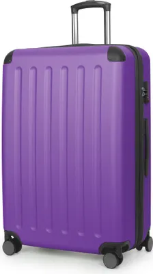 Produktbild von HAUPTSTADTKOFFER - Spree Großer Koffer erweiterbar XL Trolley Aufgabegepäck, Check-In Luggage Hardcase, Reisetrolley 4 Rollen, TSA, 75cm, 119 L,Lila