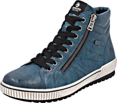 Image de Bottes à lacets Remonte pour femmes, bleu Loisirs, Taille:36 EU