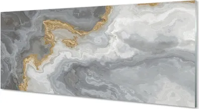 Produktbild von Glasbilder 125x50 Wandkunst Stein Marmor Flecken