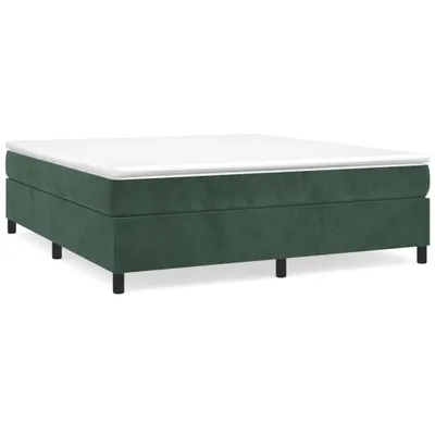 Produktbild von Boxspringbettgestell Dunkelgrün 200x200 cm Samt