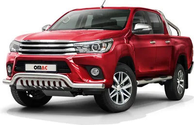 Image de Pare-Buffle Avant Pour Toyota Hilux 2015-2017 Argent