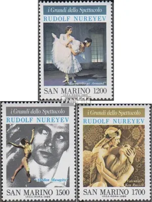 Produktbild von Briefmarken San Marino 1989 Mi 1424-1426 (kompl.Ausg.) postfrisch Nurejew