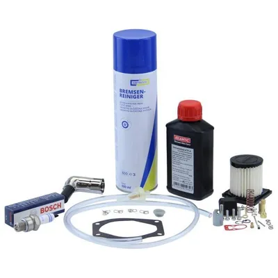 Produktbild von Inspektionsset Hercules Prima 2 4 Dichtung Luftfilter 27mm Zündkerze Bosch W7AC Vergaserdichtsatz Sachs 504/1 505/1