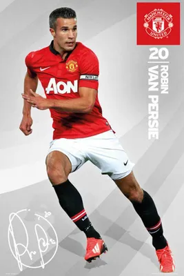 Productafbeelding van Voetbal - Poster - Manchester United - Van Persie 13/14