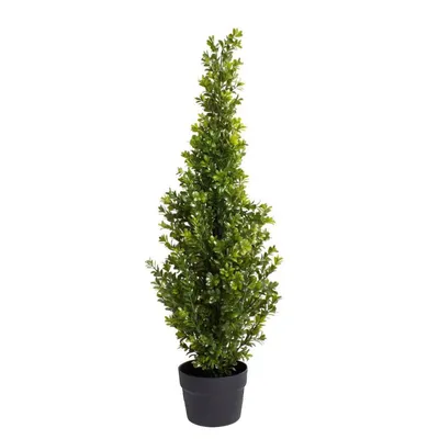 Produktbild von Kunstpflanze künstlicher Buchsbaum Zimmerpflanze im Topf Höhe 60cm
