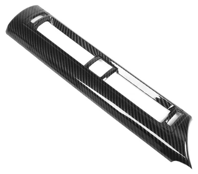 Image de Enjoliveur de grille d'aération de la console centrale, motif carbone, résistant à l'usure et aux décolorations, pièce de rechange pour Subaru BRZ ZN8 ZD8 à partir de 2022