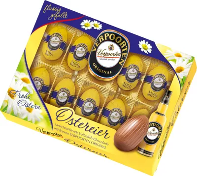 Obrázok produktu pre Verpoorten vaječný likér Veľkonočné vajíčka v mliečnej čokoláde 145g
