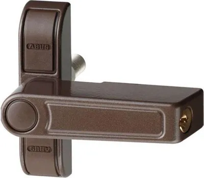Produktbild von ABUS Zusatz-Fensterschloss 2510 für einflügelige Fenster braun