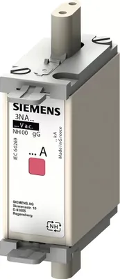 Produktbild von Siemens NH-Sicherung NH000 10A gG 500Vac/250Vdc