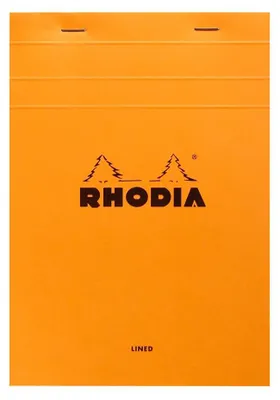 Produktbild von Rhodia Notizblock A5 lin 150Bl orange
