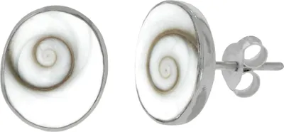 Produktbild von Ohrstecker 925/- Sterling Silber 1,2 cm Muschel