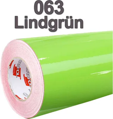 Produktbild von (5,60€/m²) Oracal® Möbelfolie 063 Lindgrün Glanz 31,5 cm Breite Laufmeterware selbstklebende Folie Plotterfolie Klebe Folie Oracal 621 Küchenfolie