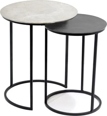 Produktbild von Beistelltisch >1044-05< in Aluminium und Aluminium verzinkt - 42x51x42 (BxHxD)