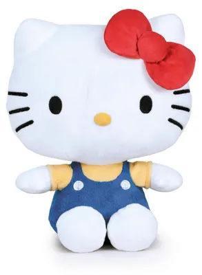 Produktbild von Hello Kitty Plüschtier - Icon T300 Blau 24cm - Kuscheltier Plüsch Figur