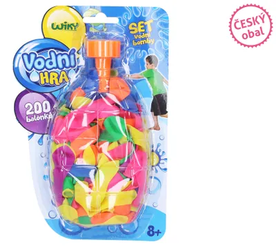 Obrázek produktu pro Sada vodních bomb 200 ks - české balení