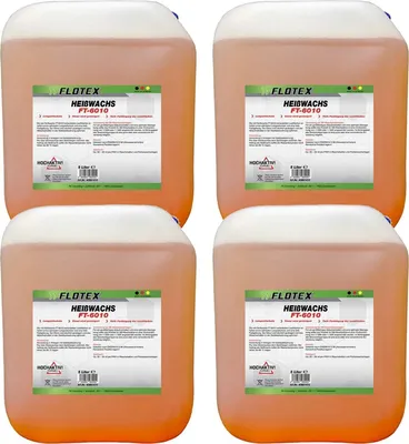 Produktbild von Flotex Heißwachs, 4 x 5L Heißwax für Waschanlagen, Lack Langzeitschutz
