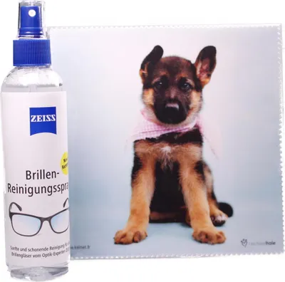 Produktbild von Mikrofasertuch "Schäferhund mit Halstuch"  Größe 18,5*18,5 cm von La Kelnet