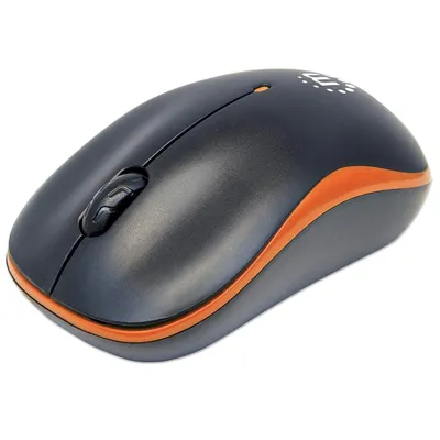 Produktbild von MANHATTAN Maus Wireless Success, optisch, 1000dpi, orange