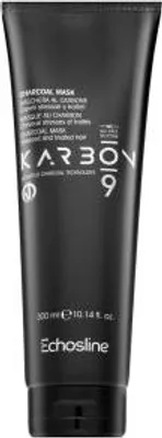 Imagen del producto de Echosline Karbon 9: Mascarilla de carbón para cabello teñido, tratado químicamente y decolorado, 300 ml