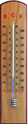 Produktbild von TFA-Dostmann analoges Schulthermometer TFA 12.1007 Buchenholz Germany