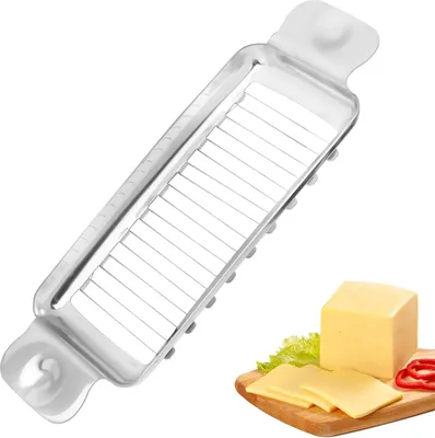 Obrázok produktu pre Ergonomický Botersnijder a Kaasschaaf - Nerezová oceľ - Strieborná