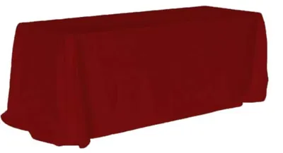 Rechteckige Tischdecke 177,8 x 365,8 cm, Polyester, nahtlos, weihnachtsrot