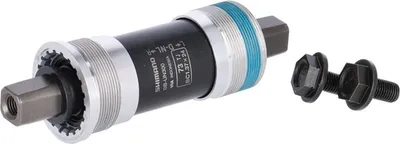 Produktbild von SHIMANO Kompaktinnenlager 73/122,5mm BBUN300 4-Kant, mit Befestigungsschraube, grau/schwarz