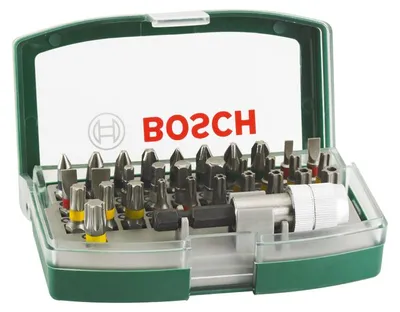 Produktbild von Schrauberbit-Set mit Farbcodierung, 32-teilig