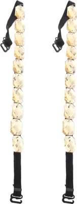 Produktbild von BH Ersatzträger mit großen Strass Steinen dehnbar Beige