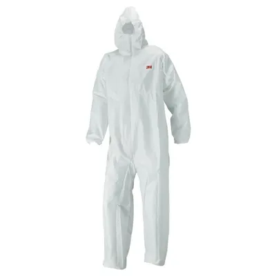 Zdjęcie produktu dla 3M 4520, Biały, XXL, Dorosły, Unisex, Zamek błyskawiczny, Przód