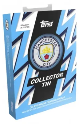 Produktbild von 2025/26 Topps Manchester City Football Collector’s Tin
