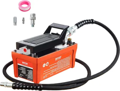 Productafbeelding van Lucht-Hydraulische Voetpomp - Hydraulische Pomp - Voetbediende Pomp - Industriële Pomp - Olietank Pomp