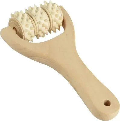 Produktbild von Vitolog Holz Massagegerät für Körper und Rücken zur Linderung von Muskelschmerzen