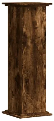 Produktbild von vidaXL Pflanzenständer Räuchereiche 33x33x100 cm Holzwerkstoff