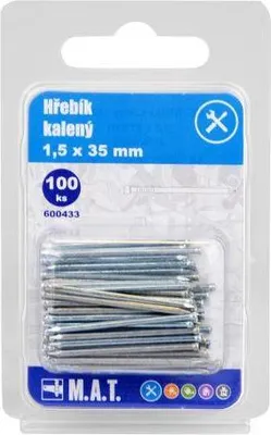 Image de clou trempé 35x1,5mm Zn (100pcs)